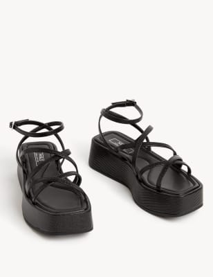 Strappy Flatform Sandals