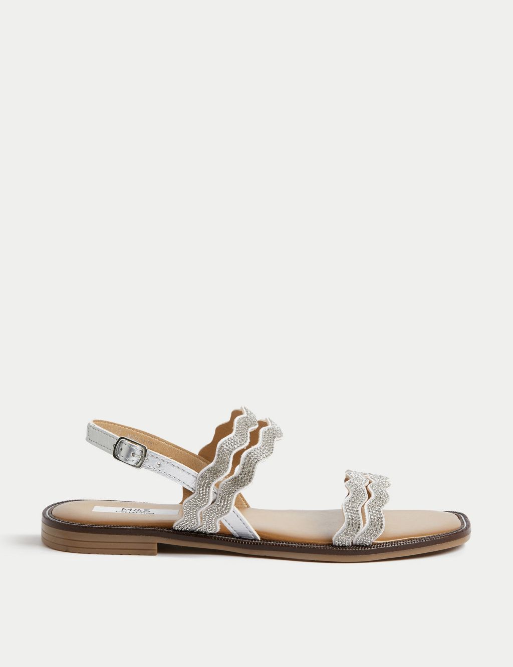 Sparkle Flat Sandals image 1