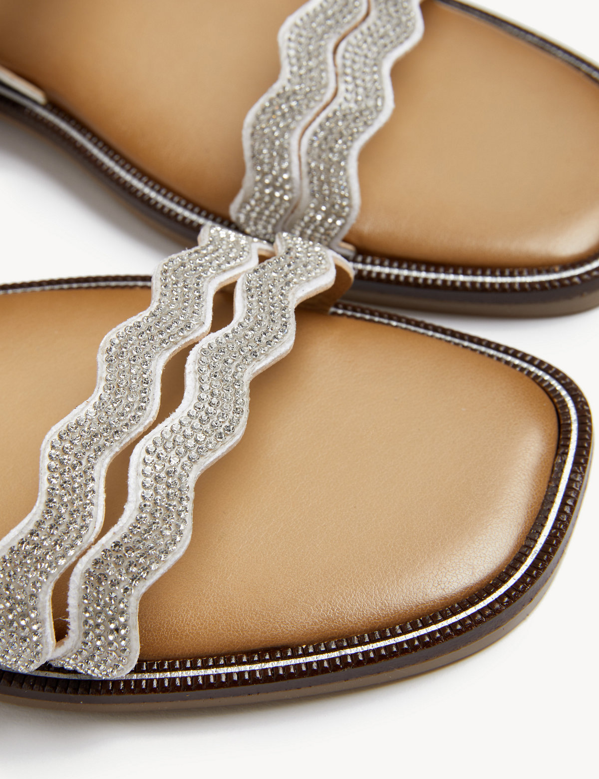 Sparkle Flat Sandals