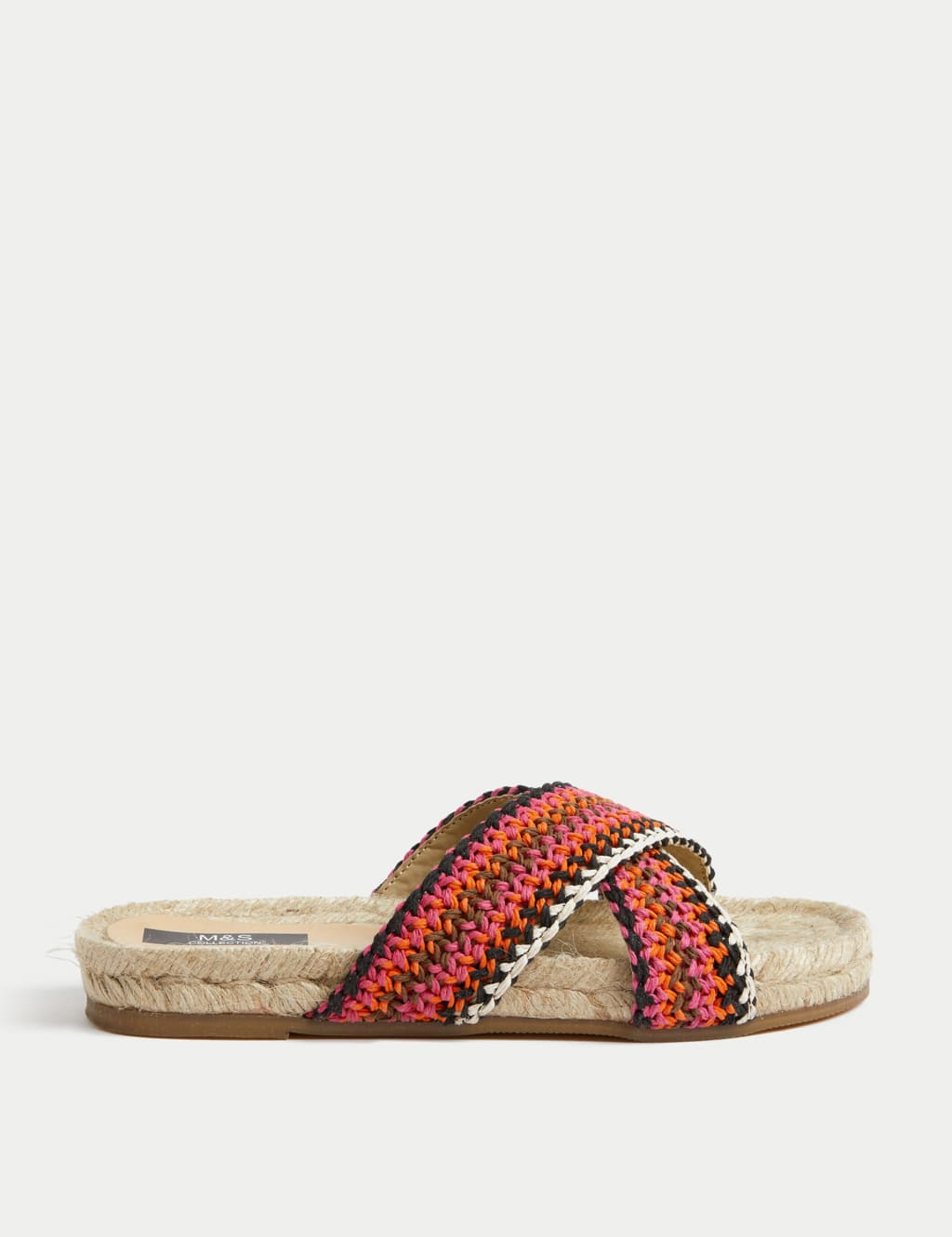 Woven Crossover Flat Espadrilles image 1