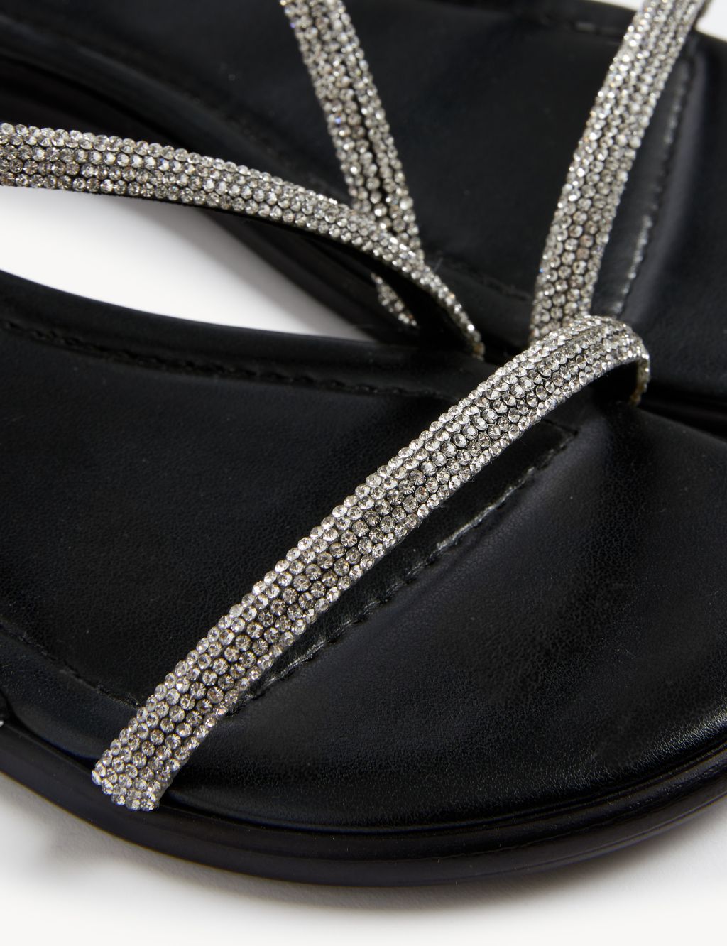 Sparkle Strappy Flat Sandals image 2