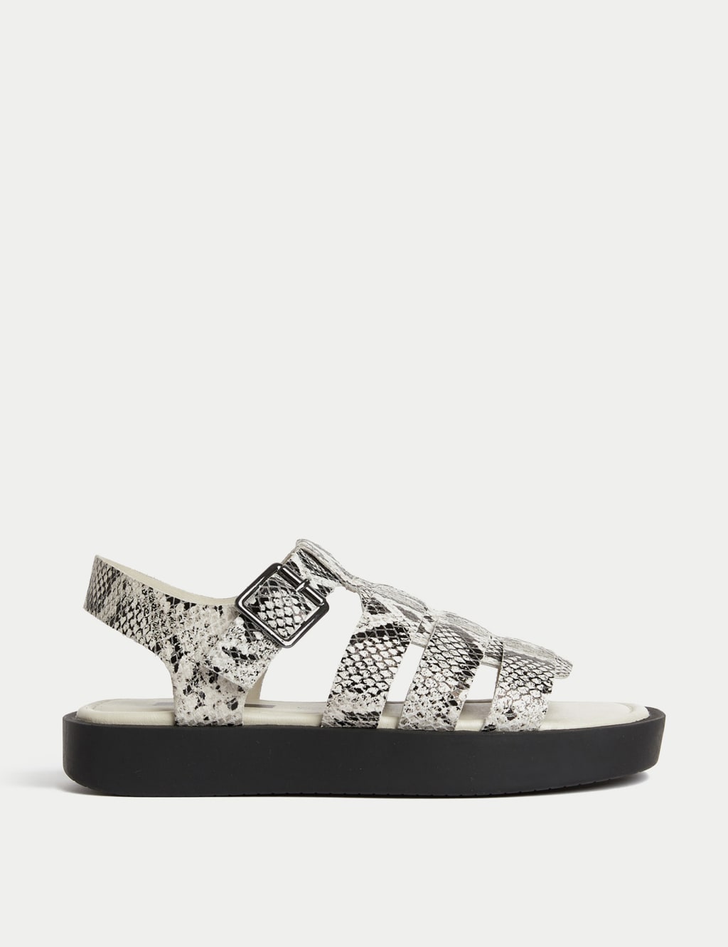 Leather Flatform Sandals image 1