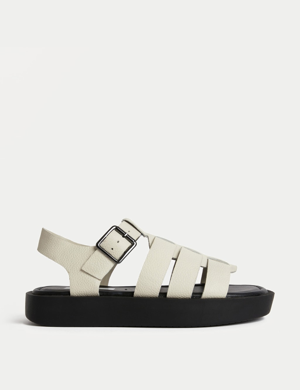Leather Flatform Sandals image 1