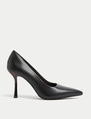 

Womens M&S Collection Statement Pointed Court Shoes - Black, Black