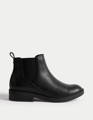 

Womens M&S Collection Chelsea Flat Boots - Black, Black