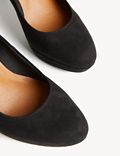 Slip On Platform Stiletto Heel Court Shoes