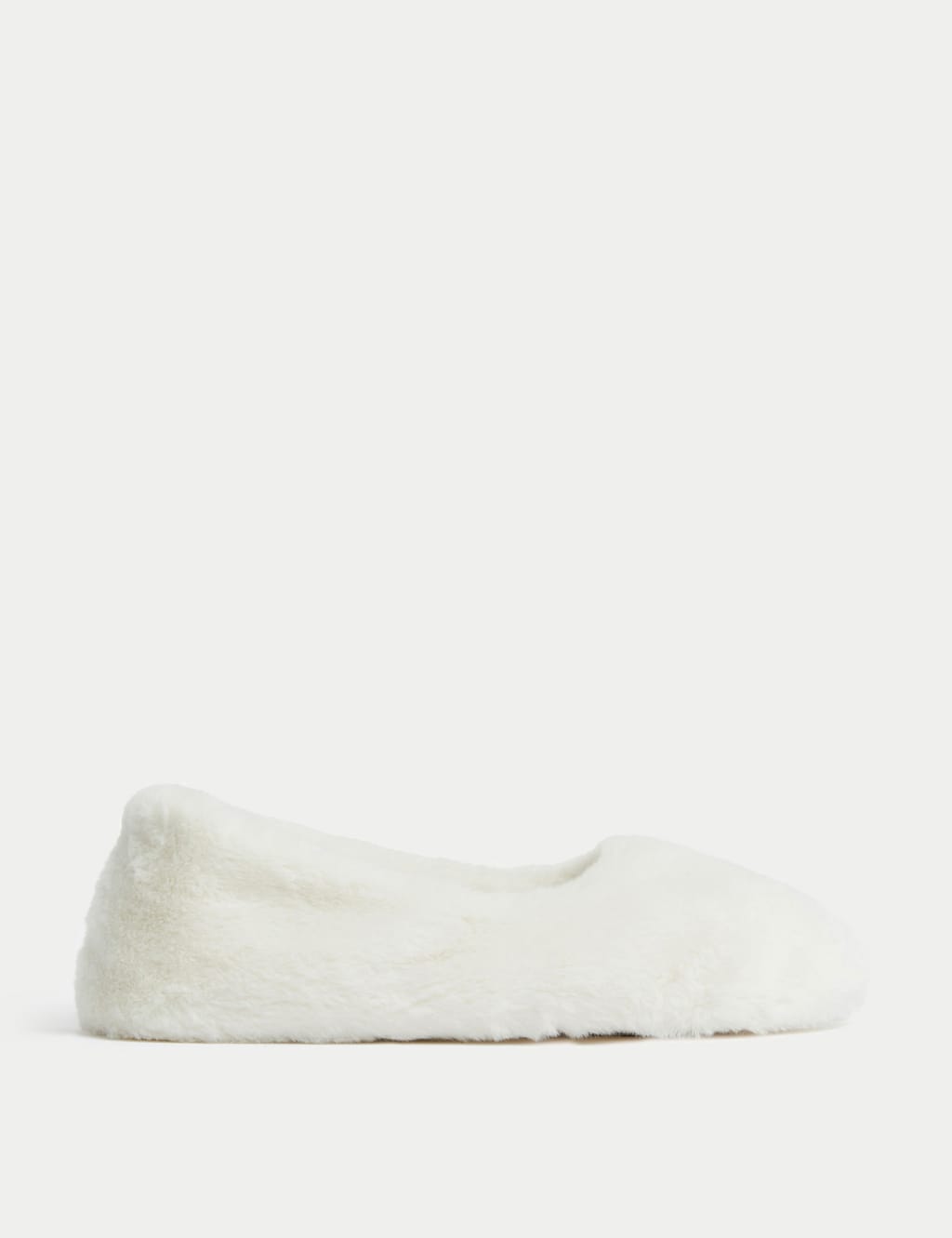 Faux Fur Ballerina Slippers with Freshfeet™