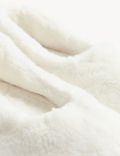 Παντόφλες-μπαλαρίνες με συνθετική γούνα και Freshfeet™