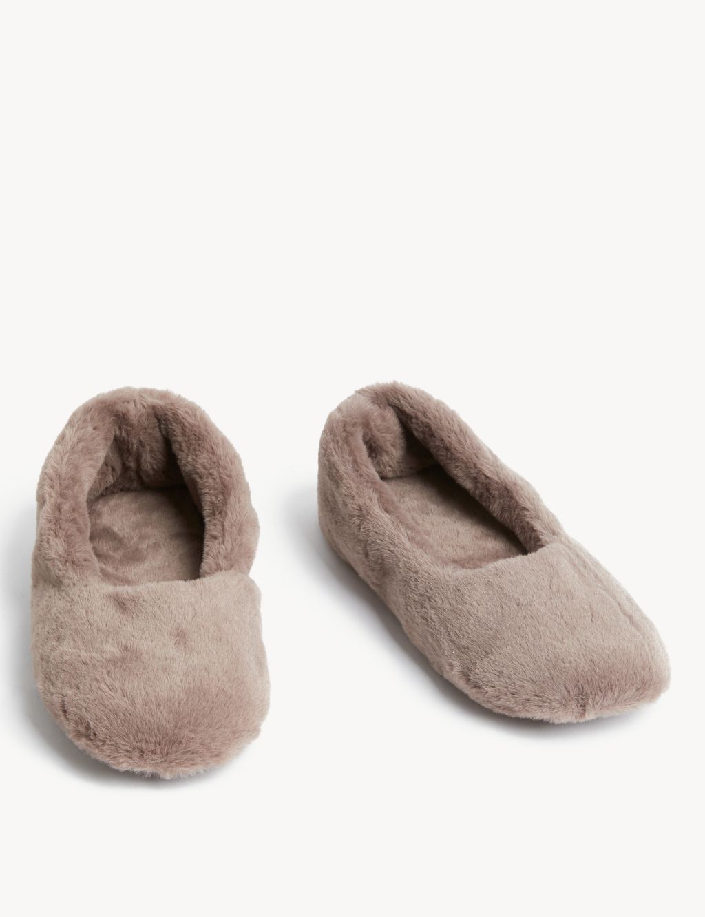 Faux Fur Ballerina Slippers with Freshfeet™ image 2