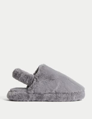 M&s discount fluffy slippers