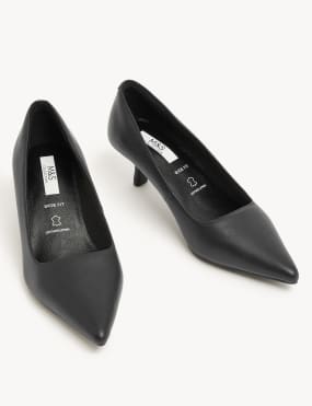 Black heel shoes for girls sales