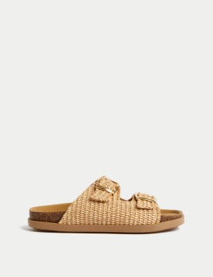 

M&S Collection Sandalias tejidas con hebillaWomens - Natural, Natural