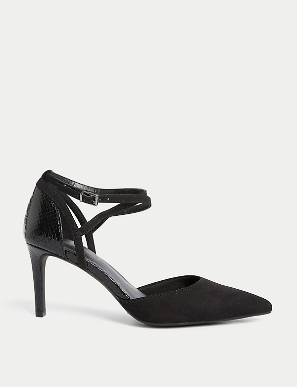 Wide Fit Stiletto Heel Court Shoes - MY