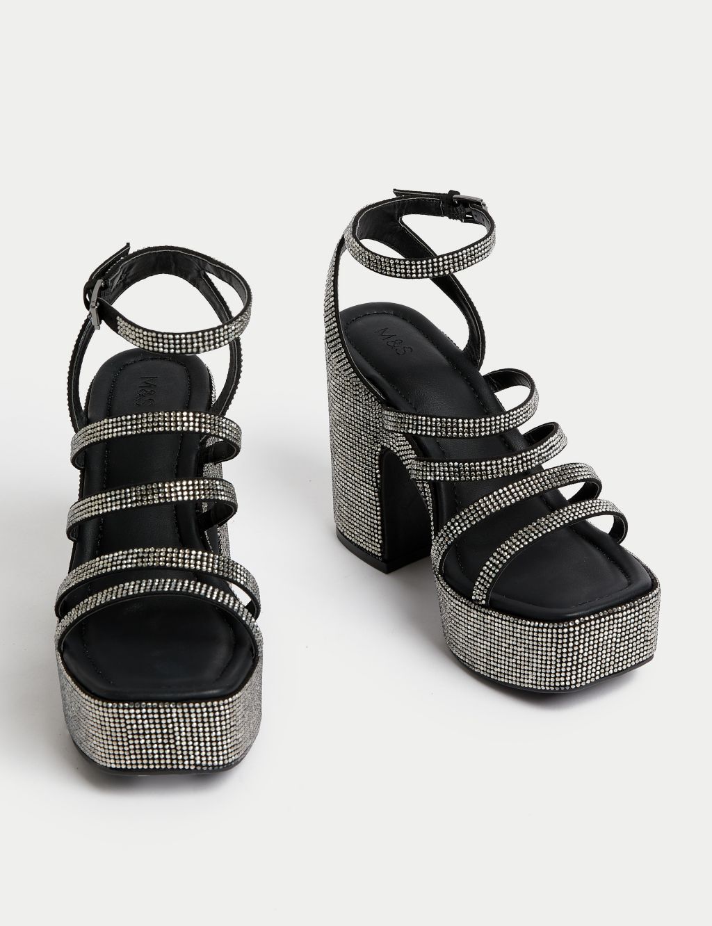 Sparkle Strappy Platform Sandals image 2