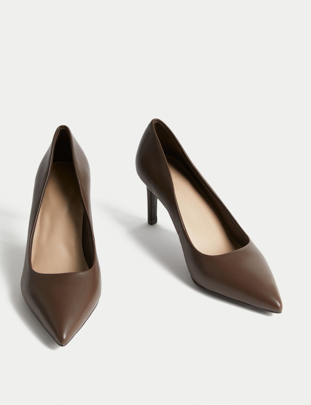 Stiletto Heel Pointed Court Shoes image 2