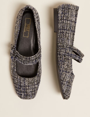 m&s ladies navy shoes