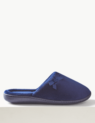 Bow Mule Slippers M S Collection M S