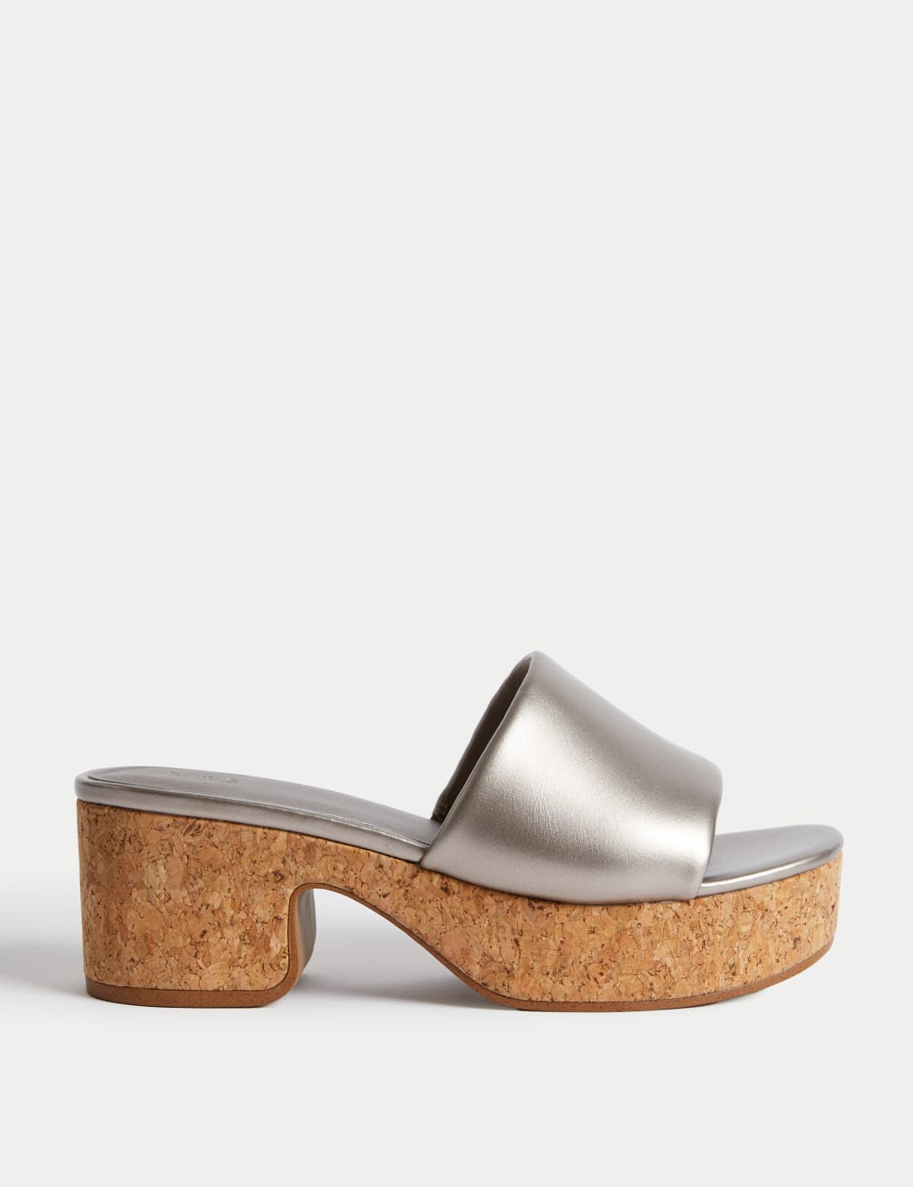 Slip On Platform Open Toe Mules