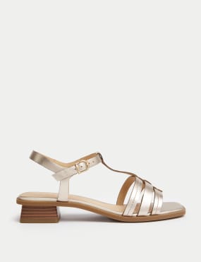 M&s gold sandals top
