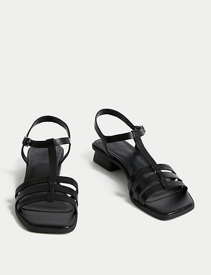 Black Heeled Sandals