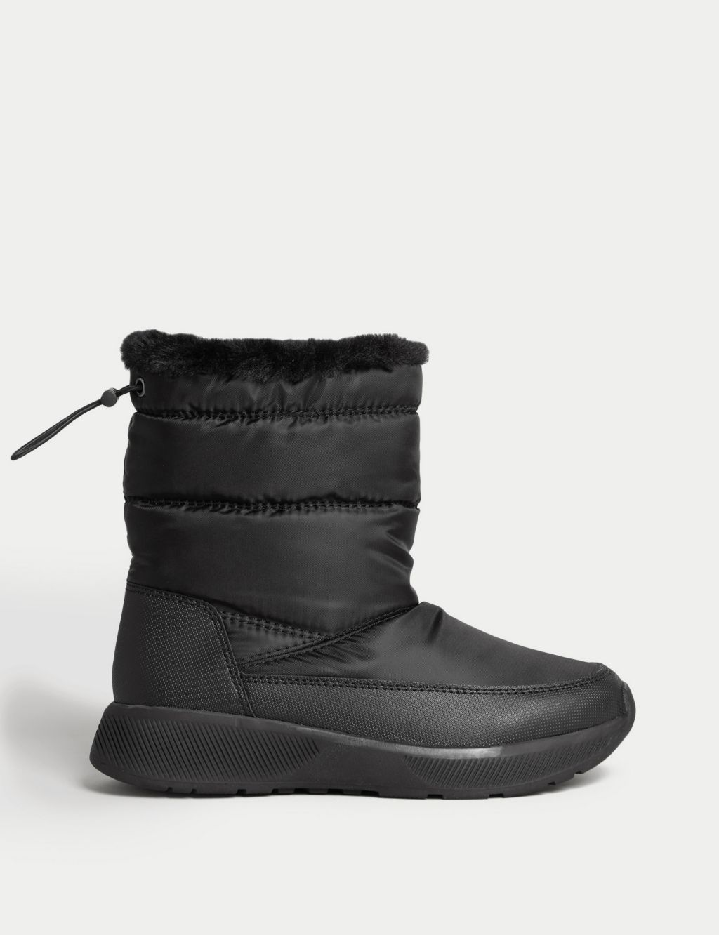 Quilted Flatform Walking Boots image 1