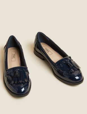 navy tassel loafers ladies