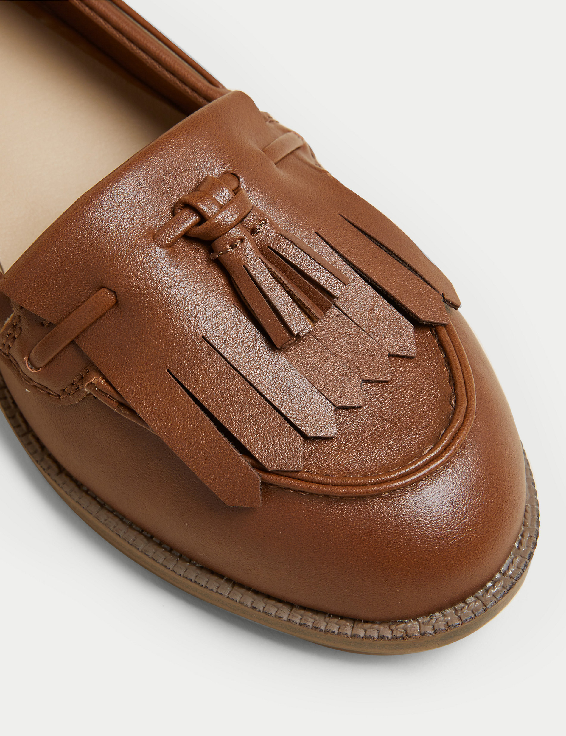 Top Brand Girls Ladies Patent Tassel Loafer Causal School Shoes Gift Sz 11-5 