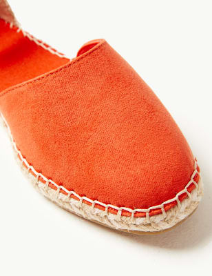 Orange espadrilles cheap