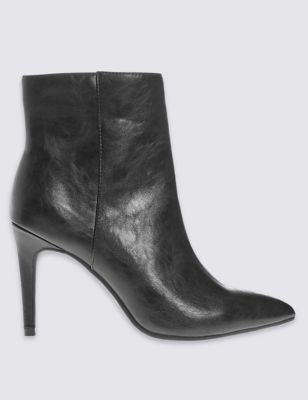 Stiletto Clean Pointed Ankle Boots | M&S Collection | M&S