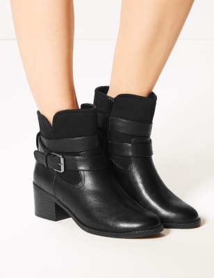 Marks and clearance spencer buckle boots