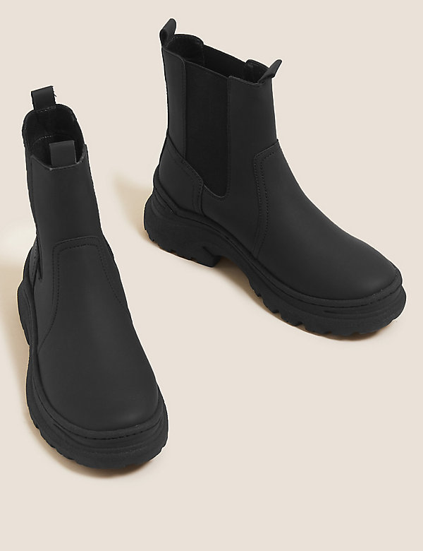 Chunky Chelsea Ankle Boots - JE