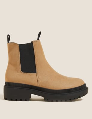 

Womens M&S Collection The Chunky Chelsea Boots - Sand, Sand