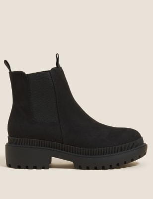 

Womens M&S Collection The Chunky Chelsea Boots - Black, Black