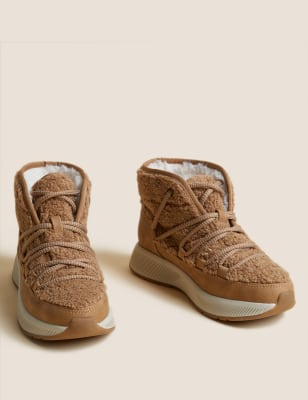 Marks and spencer 2025 lace up boots