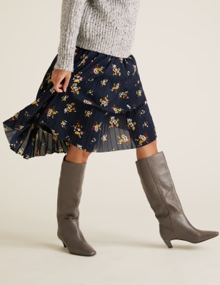 m&s ladies knee high boots
