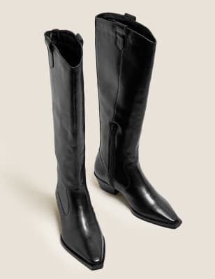 western style knee high boots