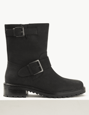 Marks and spencer biker hot sale boots