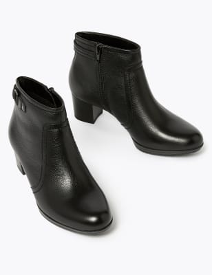 wide fit comfortable ankle boots