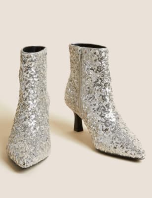 Glitter kitten outlet heel boots