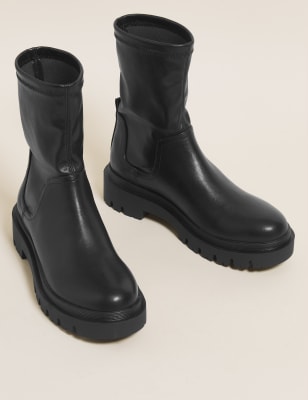 Chunky cheap cleated boots