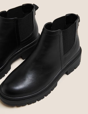 

M&S Collection Botines Chelsea de ancho especial gruesosWomens - Black, Black