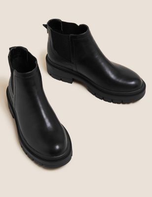 Wide Fit Chunky Chelsea Ankle Boots
