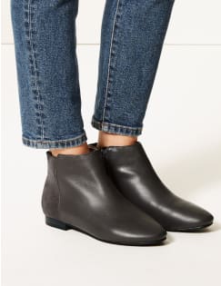 m&s grey ankle boots