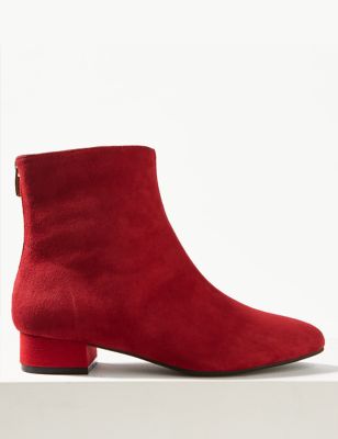 Suede Point Ankle Boots | M&S Collection | M&S