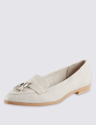 Almond Toe Tassel Loafers with Insolia Flex® | M&S Collection | M&S