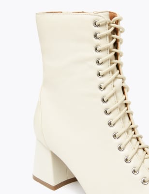 m&s lace up ankle boots