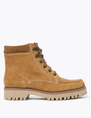 suede hiker boots