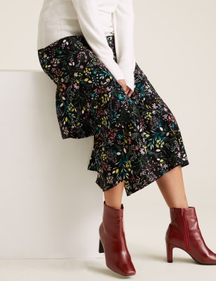 marks and spencer burgundy boots