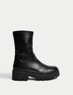 M&s cheap biker boots