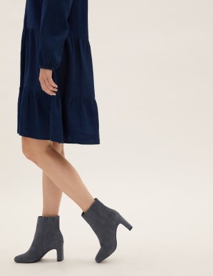 

M&S Collection Botines de ante antimanchasWomens - Grey, Grey